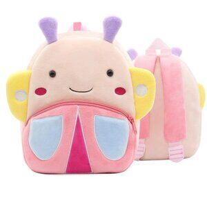 Cute Animal Plush Backpack for Toddlers Kids Gift Bag ( butterfly )